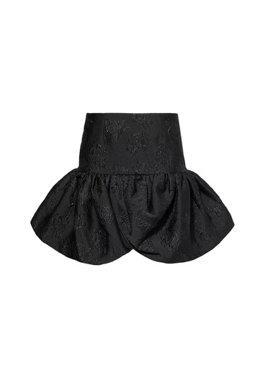 Rotate Jacquard Mini Etek Siyah