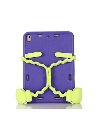iPad Uyumlu  10.2 2021 9.nesil Sbt Eva Boxer Tablet Silikon - Gri Arka Kapak
