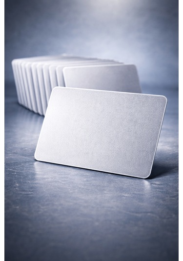 Rfgate Nfc Dijital Kartvizit Ntag215 Silver - 50 Adet