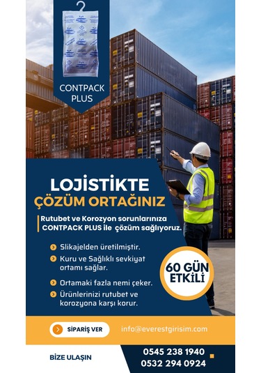 Contpack Askılı Nem Rutubet Alıcı Konteyner Kurutucu