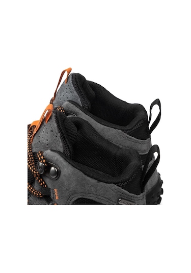 Merrell Wrapt Mıd Wp J036001 Waterproof Hakiki Deri Erkek Bot Gri