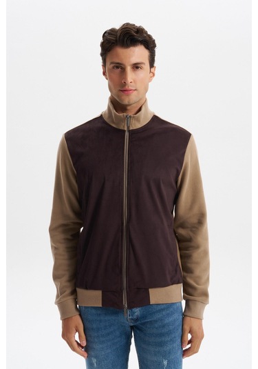 Arma Erkek Regular Fit Selanik Kumaş Dik Yaka Fleto Cepli Basic Sweatshirt Kazak K30324698502 Füme - Gri Arma Erkek Regular Fit Selanik Kumaş Dik Yaka Fleto Cepli Basic Sweatshirt Kazak K30324698502 Füme - Gri