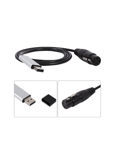 Usb'den Dmx Arayüz Adaptörü Dimmer Usb Led Dmx512 Arayüzü Cd'li