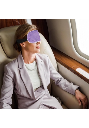 Lichen Elektrikli Isıtmalı Göz Maskesi, Usb Isıtıcı Göz Kapağı, Mavi