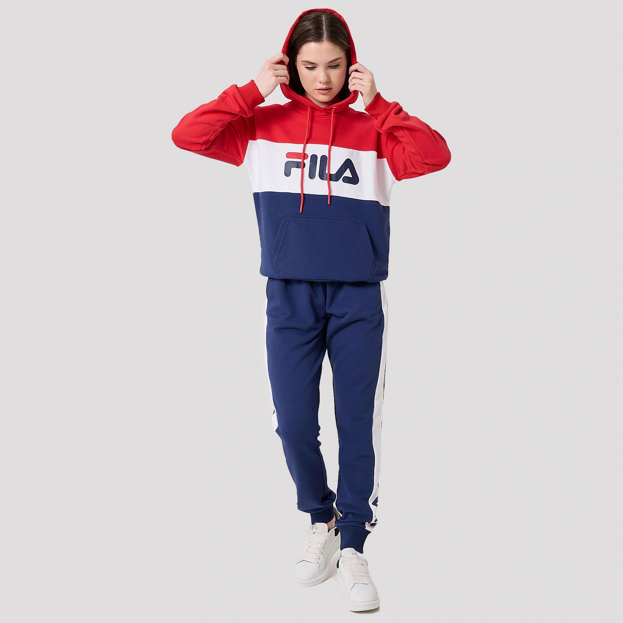 Lacivert Fila Kadın Günlük Sweatshirt Lori Hoody 687042.3303 Lacivert