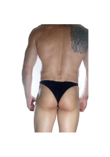 Erkek 3 Lü Arkası Büzgülü Brazillian Slip Iç Çamaşırı Karışık Renk 1 Çok Renkli