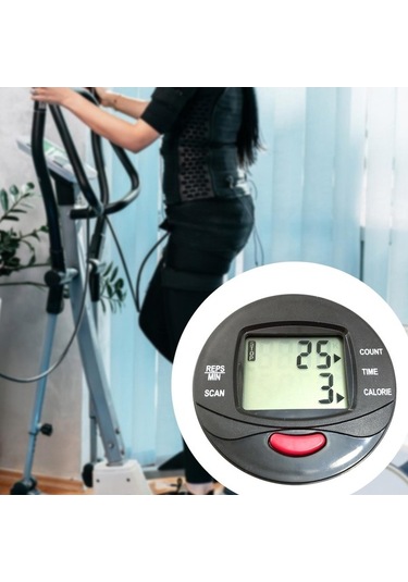 Pazly Yuvarlak Stepper Sayacı Ölçüm İzleme Homyl Ev Egzersiz Cihaz Cx