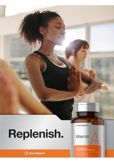 Horbäach Vitamin A 10000 Iu 300 Softgels Aromasız
