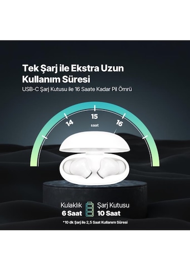 Ttec 2KM160 AirBeat Clap Bluetooth 4.3 Kulak İçi Kulaklık