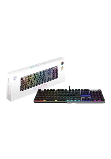 Msı Strıke 600 Kailh Midnight Pro Silent RGB Oyuncu Q Klavye