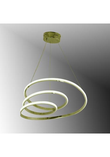 Tt301-sr-gnr Tt Ayd. Gün Işığı Led Yay Sarı Kaplama Led Avize