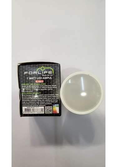 Forlife 7 Watt Gu10 Duylu Beyaz Işık Led Spot Ampulü 10 Adet