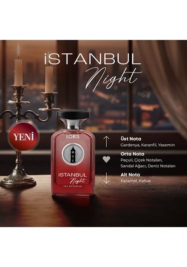Loris İstanbul Night Unisex Parfüm EDP 100 ML