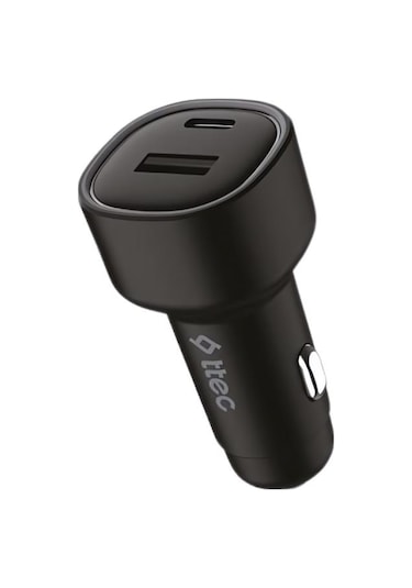 Ttec Süper Hızlı 48w 1xusb Ve 1x Type-c Araç Şarj Cihazı, 12/24v Çakmaklık Girişli Akım Korumalı