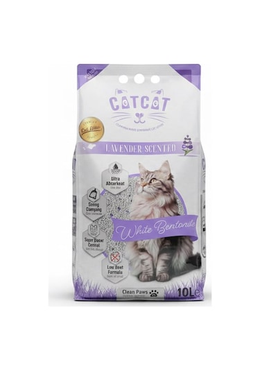 Catcat Lavanta Kokulu Kedi Kumu 10 Lt