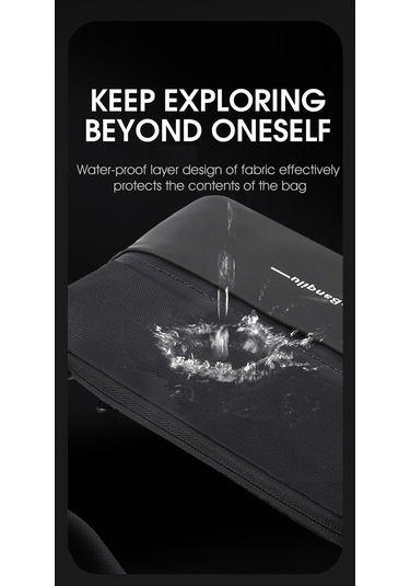 Erkekler İçin Şık Ve Pratik Çapraz Omuz Çantası - Küçük Kare Tasarım İle Modaya Uygun Günlük Erkek Çantası Siyah