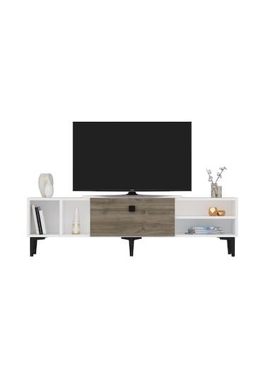 Sole Tv Ünitesi Beyaz Ceviz