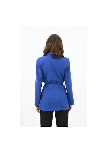 Kadın Kuşaklı Blazer Ceket 9004-1-24 001