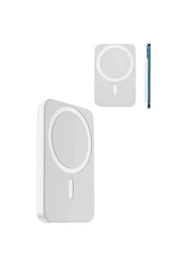 Znv Zenvia Mey İthalat Magsafe Battery Pack Powerbank Kablosuz Şarj 5.000 Mah Znv2025 Cmn