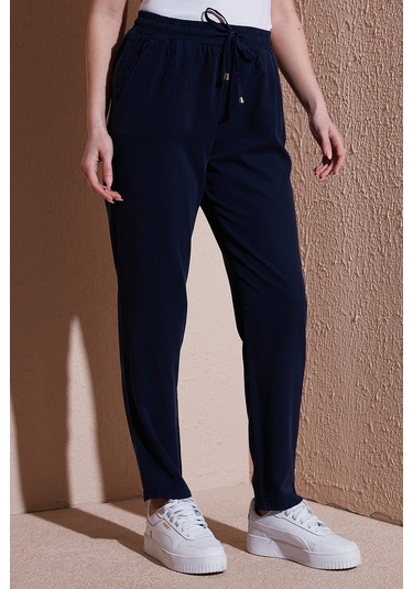 Fashion Friends Bayan Pantolon 25y0477k1 Lacivert Lacivert