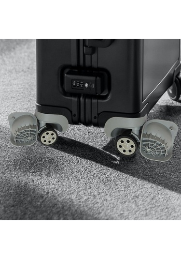 Suntek Bagaj Tekerlekleri Bavul Döner Tekerler Aksesuarları Gri