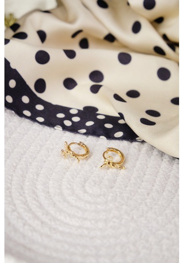 Lekka Design Kadın Kararmaz Lüks Melek Küpe