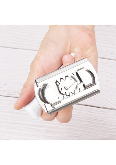 Ranyeek Stainless Steel Ergonomik Koltuk Açıcı, Kayma Engellli, 30-100mm Kapaklar İçin, Ev Fırın Araçları Renkli Kutuda Gümüş