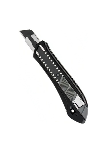 Startul Çekmeli Kırtasiye Bıçağı 18 Mm Black Line St0923 264029655