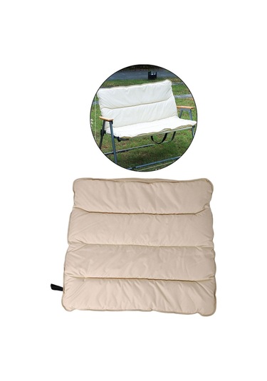 Homyl Katlanır Plaj Sandalyesi Minderi Sırt Desteği Haki-103cmx91cm Haki 103cmx91cm