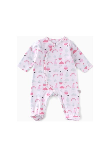 Boumini Bebek Patikli Bebek Tulumu Meyve Desenli-renkli Çok Renkli