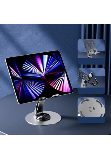 Ally 720 Derece Ayarlanabilir Alüminyum Telefon-tablet Stand