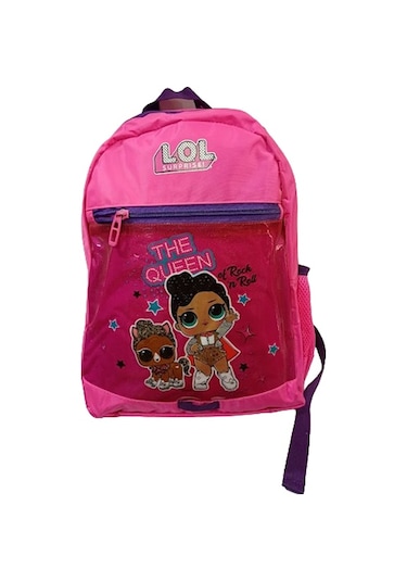 Lol Lisanslı Kaliteli Sırt Çantası İlkokul Pembe -5