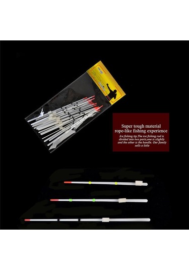 Kış Buz Olta Üst 20 Parça Cw 0.1-1.4g Mini Olta Taşınabilir Mücadele 100mm-180mm Buz Olta Takımı