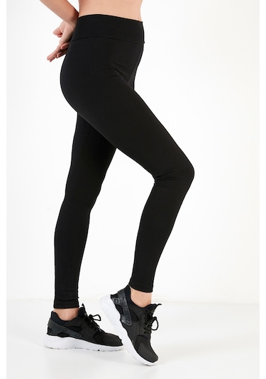 Lela Esnek Slim Fit Toparlayıcı Yüksek Bel Bayan Tayt 5865552 Siyah Lela Esnek Slim Fit Toparlayıcı Yüksek Bel Bayan Tayt 5865552 Siyah