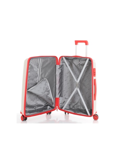 Mçs Polipropilen Valiz V305 65 Cm Siyah/hardal