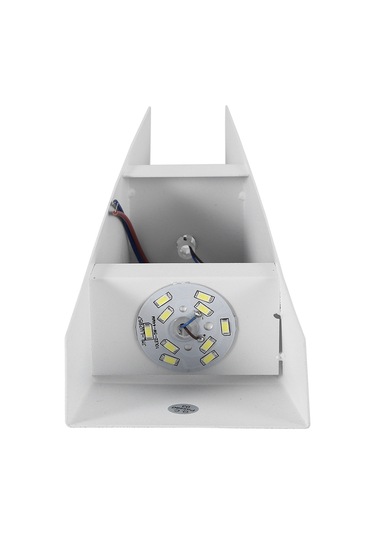 Wezone Dayanıklı Demir Led Duvar Lambası - 90-260v, 10w, Islak Işık, Kolay Kurulum, Koridor/yatak Odası Uygun Diğer