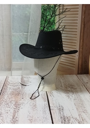 İşnar Moda Aydmr Aksesuar Kovboy Şapka Siyah
