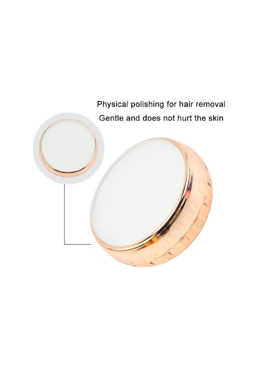 Manuel Cam Tıraş Makinesi Fiziksel Ağrısız Nazik Epilatör Mat Beyaz