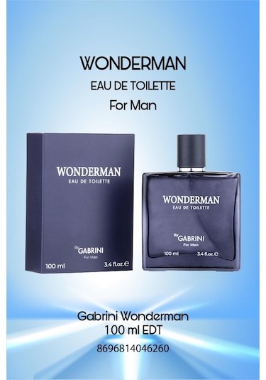 Gabrini Wonderman Erkek Parfüm EDT 100 ML
