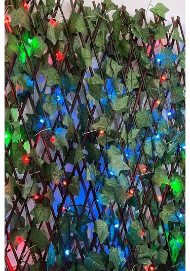 Jasper Yapay Çit Akardiyon 120cmx3m Ve 4,80 Metre 28 Ledli Fişli Led Işık Dekor Lambası
