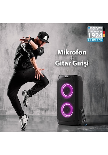 Blaupunkt Pl800 Kablosuz Bluetooh Speaker Hoparlör Siyah