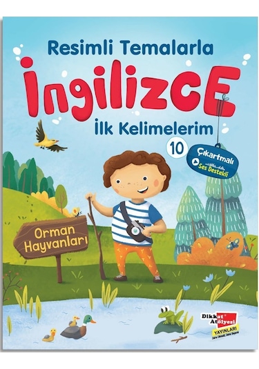 Resimli Temalarla İngilizce İlk Kelimelerim - Orman Hayvanları