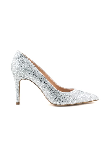 Rouge Stiletto Kadın Gece & Abiye Ayakkabı 4924-18 Beyaz
