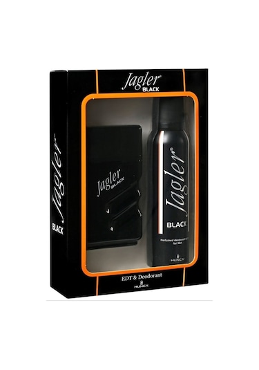 Jagler Black Erkek Parfüm EDT 90 ML + Deodorant 150 ML 2'li Set