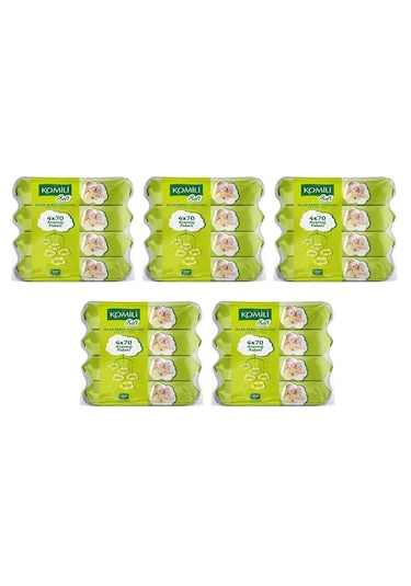Komili Soft Kapaklı Islak Bebek Havlusu 1400 Yaprak