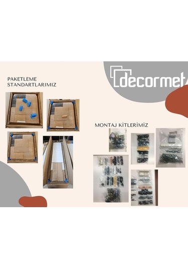 Decormet Dilek Orta Sehpa Beyaz Beyaz