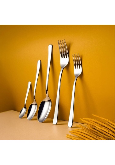 Fecra Royal 30 Parça Sade Çatal Kaşık Bıçak Takımı