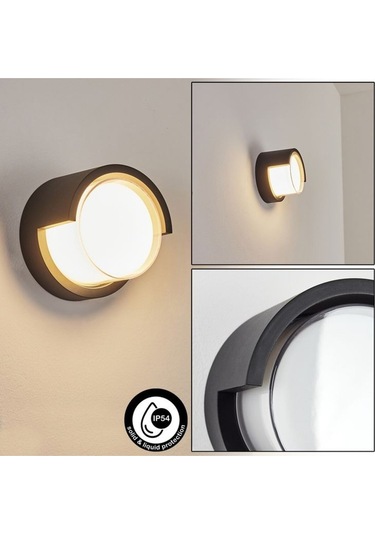 12 Watt, 4200k Led Bahçe Armatürü, Bahçe Duvar Aplik, Led Aplik, Kapı Girişi, Villa Dış Cephe Apliği Diğer