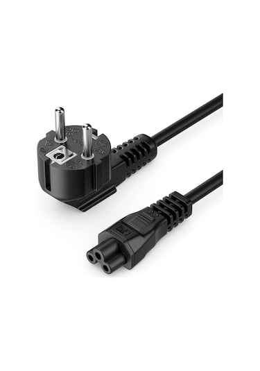 C5 Yonca Power Kablosu Notebook Laptop Adaptör Güç Kablosu - 3 mt
