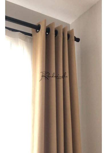 Kapsüllü Kuş Gözü Fon Perde Blackout 23 Renk Seçeneği